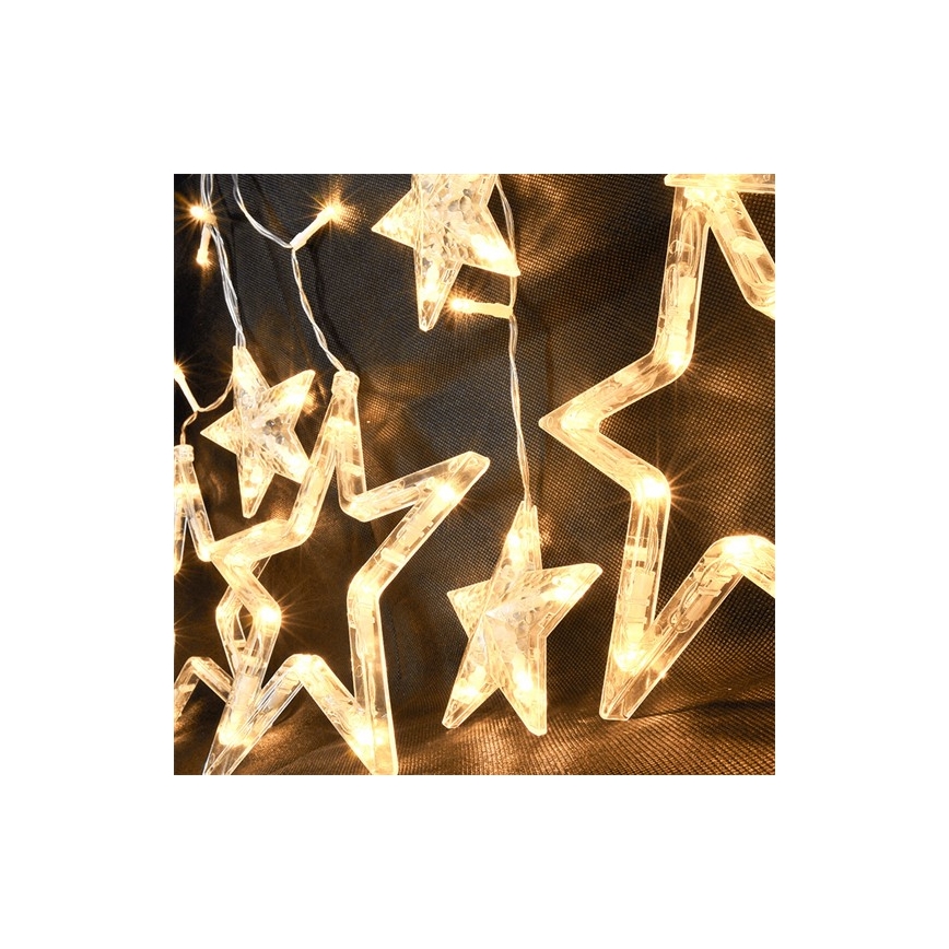 Светодиодная рождественская гирлянда-водопад 3,3 м 77xLED/3xAA