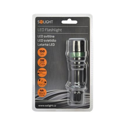Светодиодный фонарь LED/3W/3xAAA