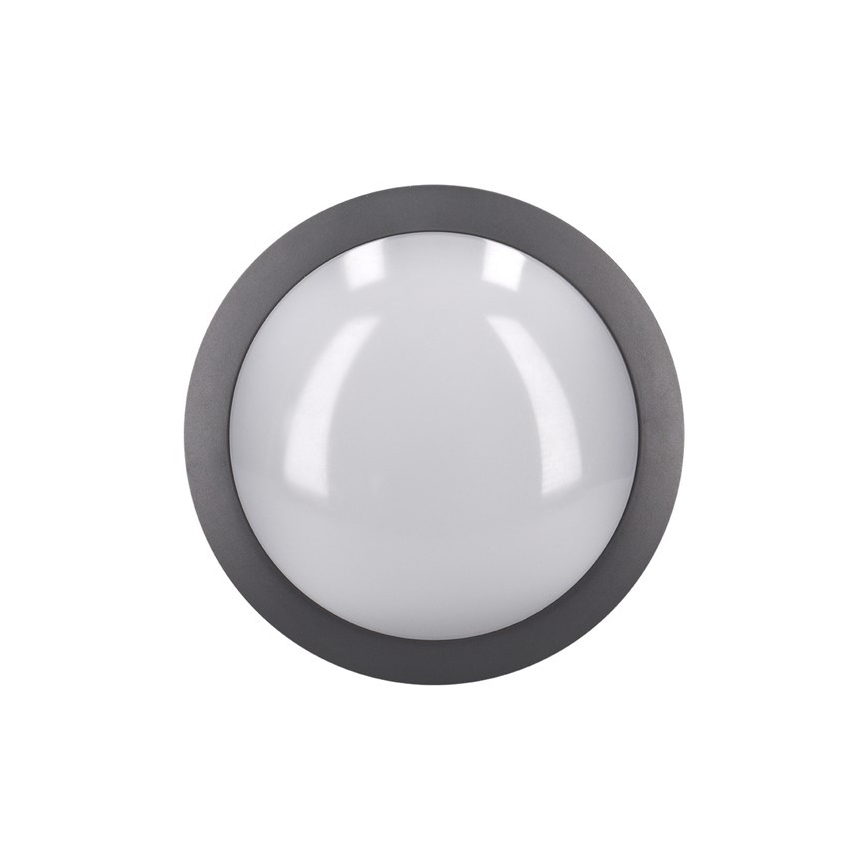 Светодиодный уличный потолочный светильник LED/13W/230V IP54 антрацит