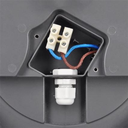 Светодиодный уличный потолочный светильник LED/13W/230V IP54 антрацит