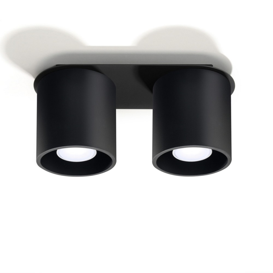 Точковий світильник ORBIS 2 2xGU10/40W/230V чорний