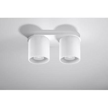 Точковий світильник ORBIS 2 2xGU10/40W/230V білий