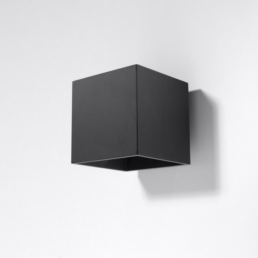 Настінний точковий світильник QUAD 1 1xG9/8W/230V чорний