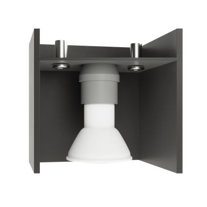 Точечный светильник QUAD 2 2xGU10/40W/230V черный