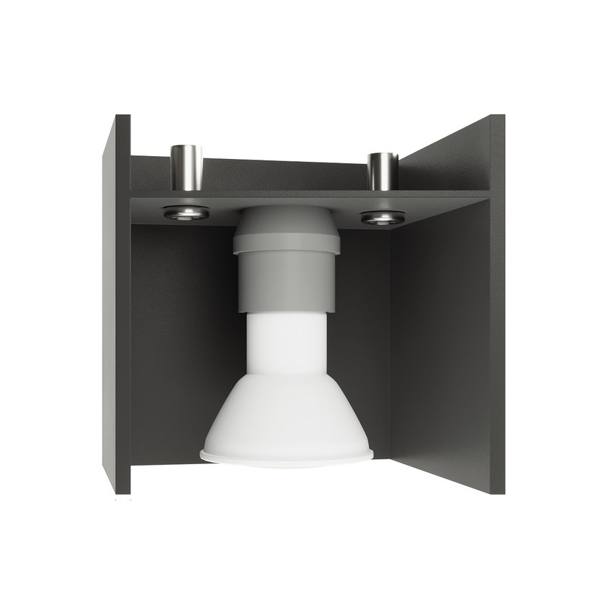 Точечный светильник QUAD 2 2xGU10/40W/230V серый