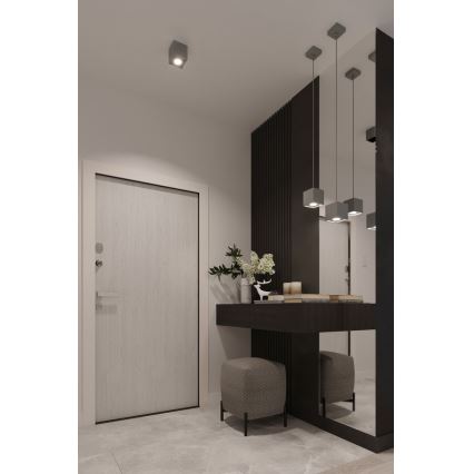 Точковий світильник QUAD 2 2xGU10/40W/230V сірий