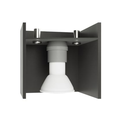 Точковий світильник QUAD 2 2xGU10/40W/230V сірий