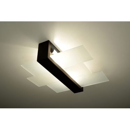 Потолочный светильник FENIKS 2 2xE27/60W/230V береза/бук/венге