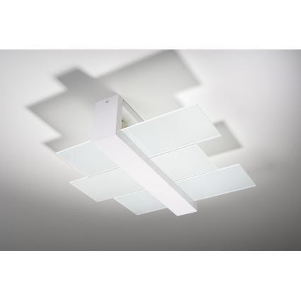 Потолочный светильник FENIKS 2 2xE27/60W/230V береза/бук/белый