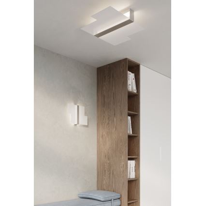 Потолочный светильник MASSIMO 2xE27/60W/230V белый/блестящий хром