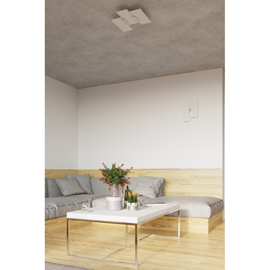 Потолочный светильник FABIANO 3xE27/60W/230V белый/блестящий хром