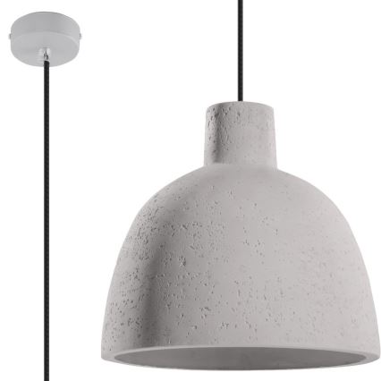 Люстра на тросі DAMASO 1xE27/60W/230V бетон