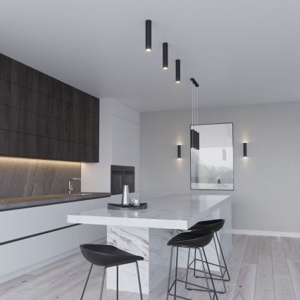 Підвісна люстра LAGOS 1 1xGU10/10W/230V чорний