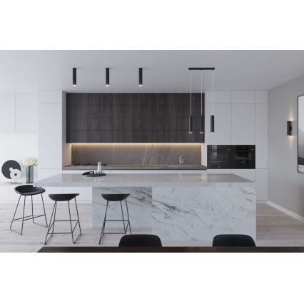 Підвісна люстра LAGOS 1 1xGU10/10W/230V чорний