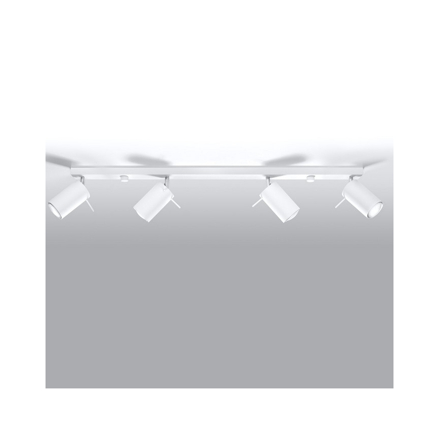 Точковий світильник RING 4L 4xGU10/10W/230V білий