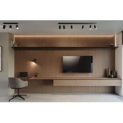 Точечный светильник RING 6L 6xGU10/10W/230V черный