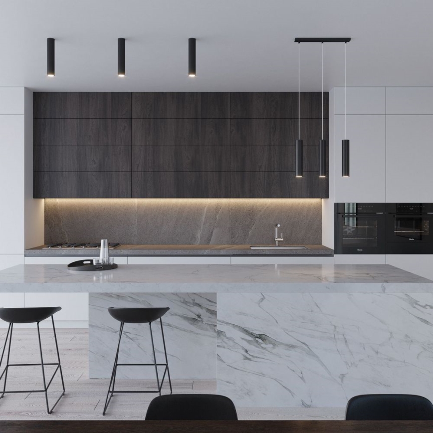 Точечный светильник LAGOS 1xGU10/10W/230V 30 см черный