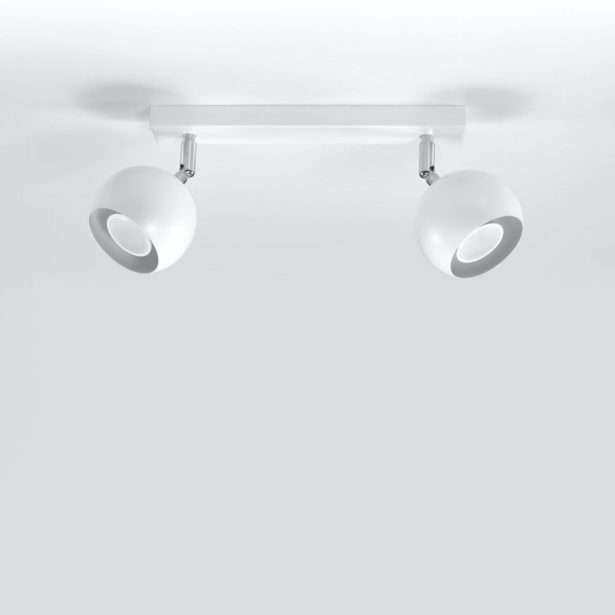 Стельовий точковий світильник OCULARE 2xGU10/10W/230V