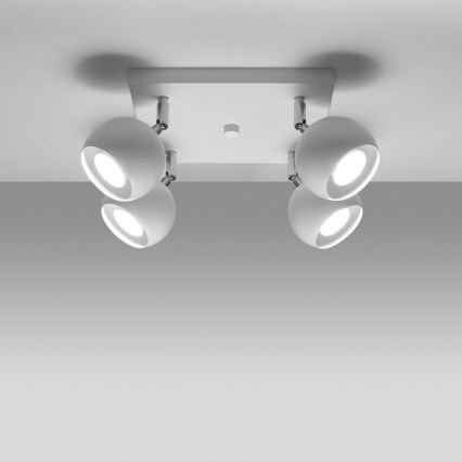 Стельовий точковий світильник OCULARE 4xGU10/10W/230V