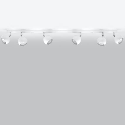 Стельовий точковий світильник OCULARE 6xGU10/10W/230V