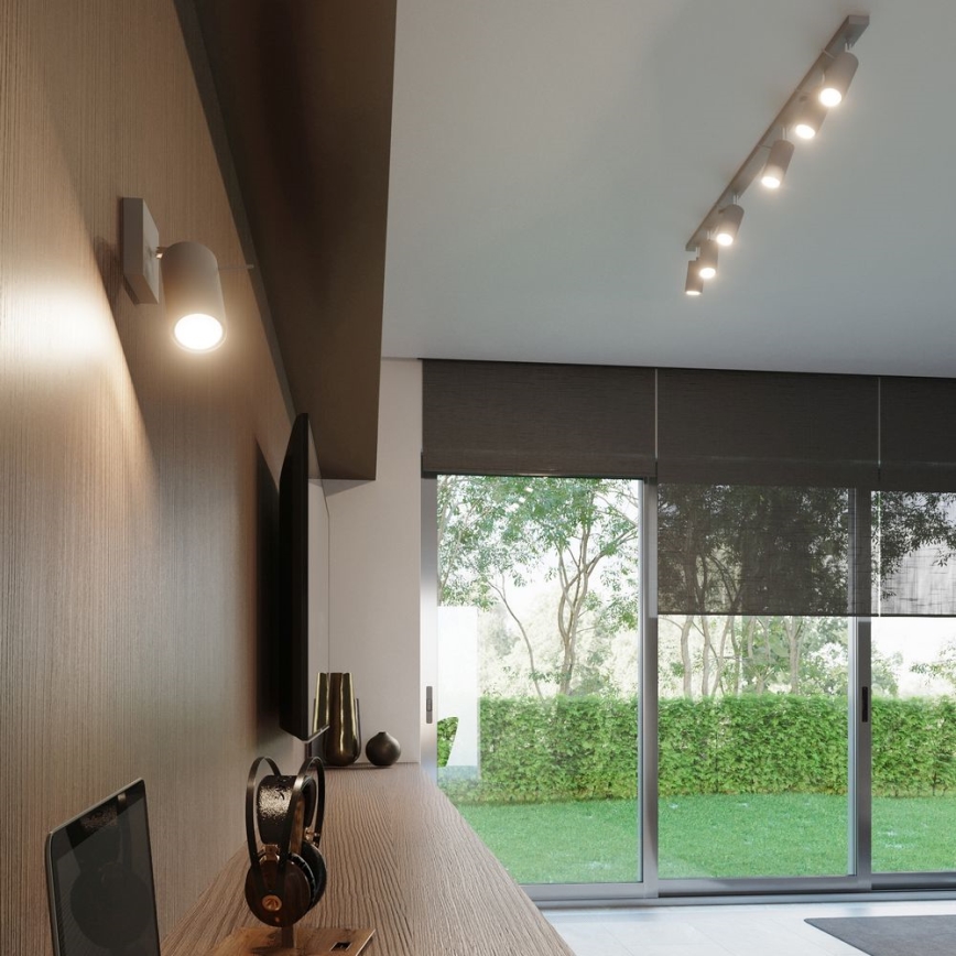 Стельовий точковий світильник RING 2xGU10/10W/230V