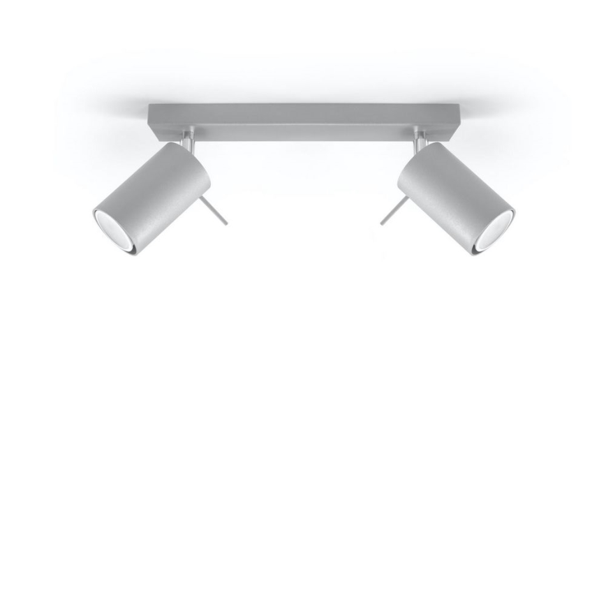 Стельовий точковий світильник RING 2xGU10/10W/230V