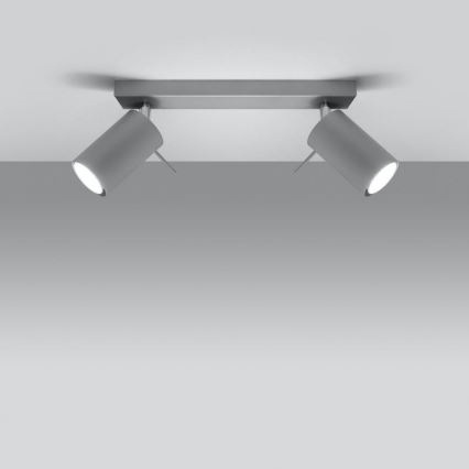 Стельовий точковий світильник RING 2xGU10/10W/230V