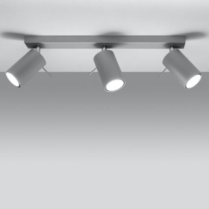 Потолочный точечный светильник RING 3xGU10/10W/230V