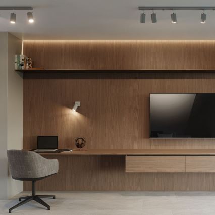 Стельовий точковий світильник RING 6xGU10/10W/230V