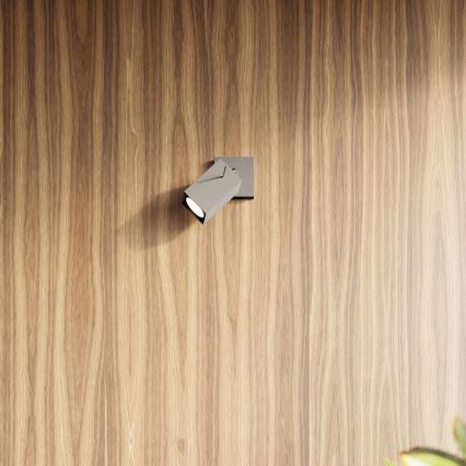 Точковий світильник MERIDA 3xGU10/40W/230V сірий