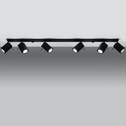Точечный светильник MERIDA 6xGU10/40W/230V черный