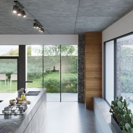 Точковий світильник MERIDA 6xGU10/40W/230V чорний