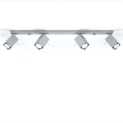 Точечный светильник MERIDA 4xGU10/40W/230V серый