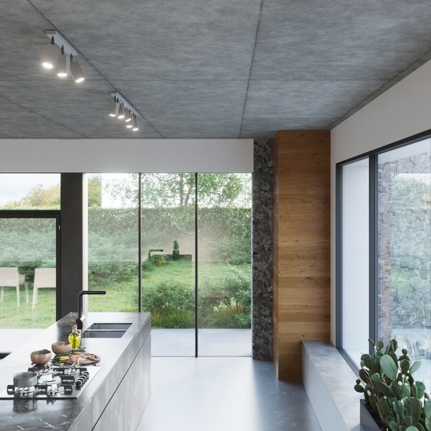 Точечный светильник MERIDA 6xGU10/40W/230V серый