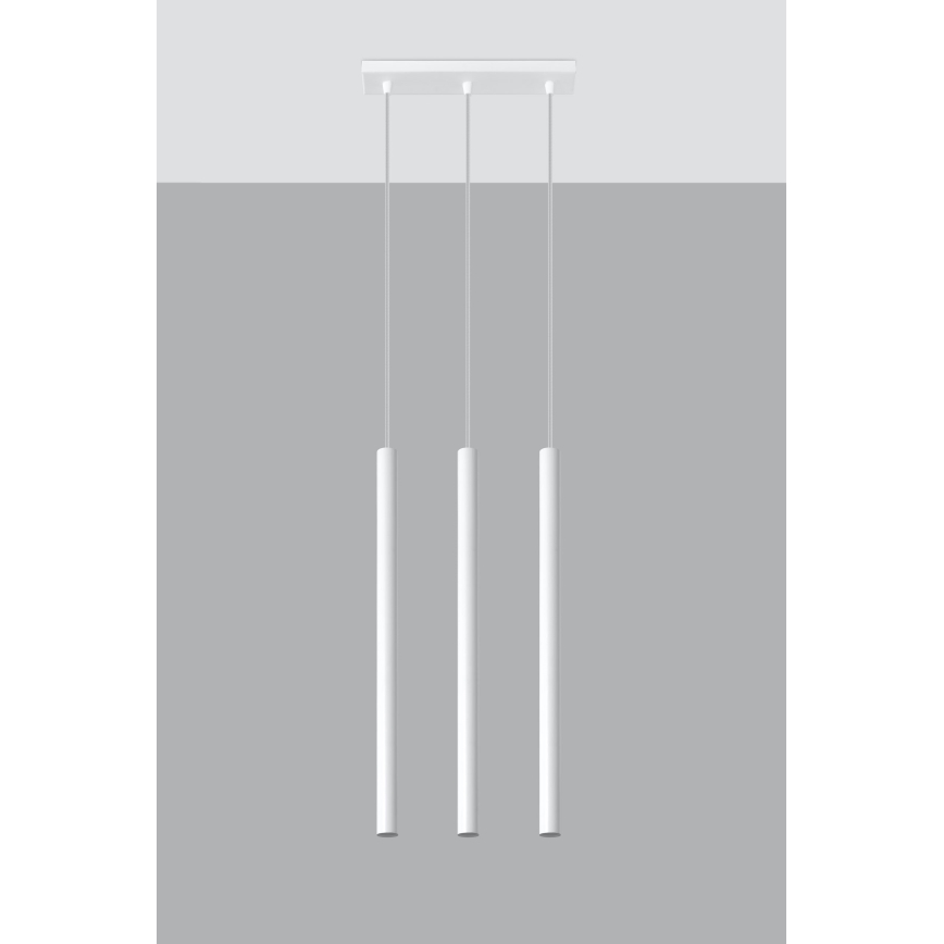 Подвесная люстра PASTELO 3xG9/8W/230V белый