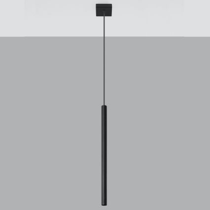 Підвісна люстра PASTELO 1xG9/8W/230V чорний