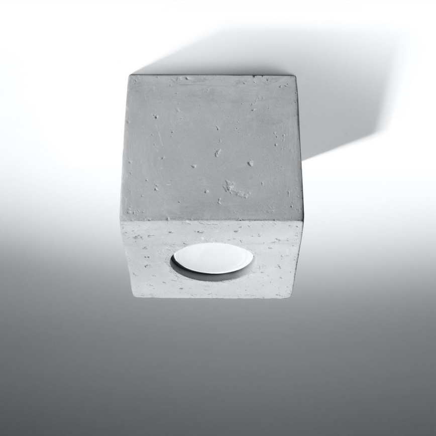 Точковий світильник QUAD 1xGU10/10W/230V бетон