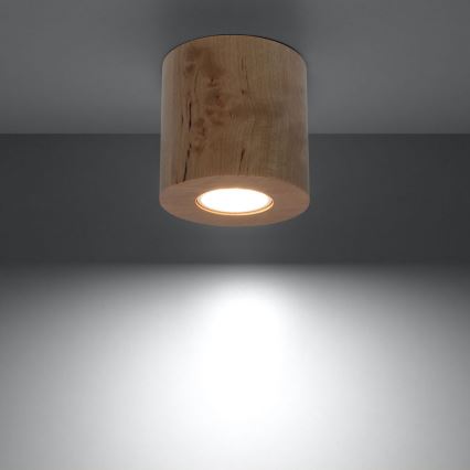 Точечный светильник ORBIS 1xGU10/10W/230V бук
