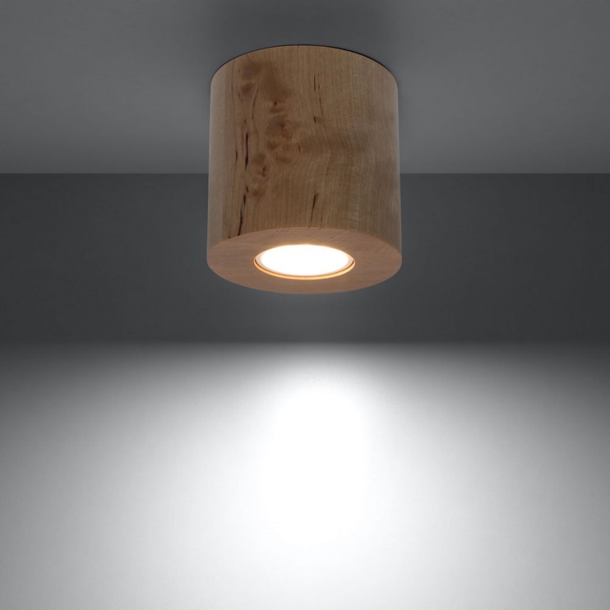 Точечный светильник ORBIS 1xGU10/10W/230V бук