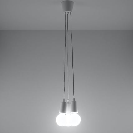 Підвісна люстра DIEGO 3xE27/60W/230V
