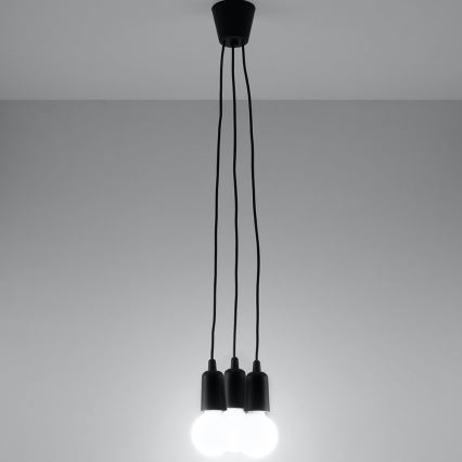 Підвісна люстра DIEGO 3xE27/60W/230V