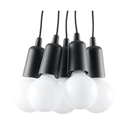 Підвісна люстра DIEGO 5xE27/60W/230V
