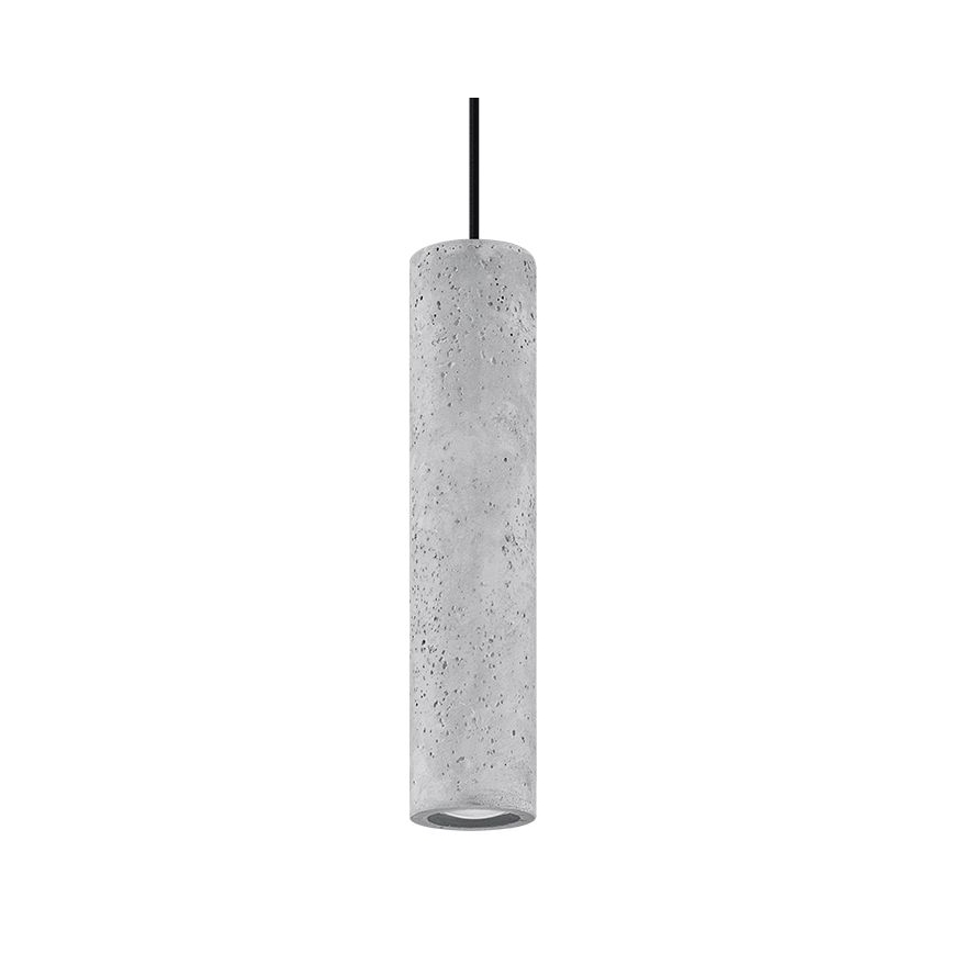 Подвесная люстра LUVO 1xGU10/40W/230V бетон/черный