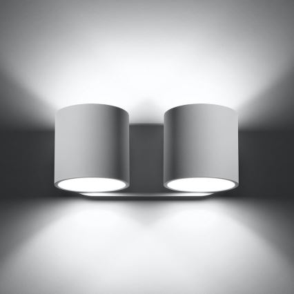 Настенный точечный светильник ORBIS 2xG9/40W/230V белый