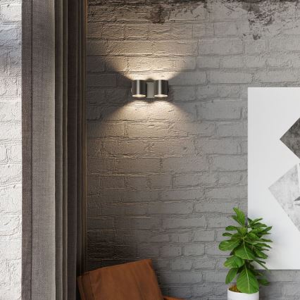 Настінний точковий світильник ORBIS 2xG9/40W/230V чорний