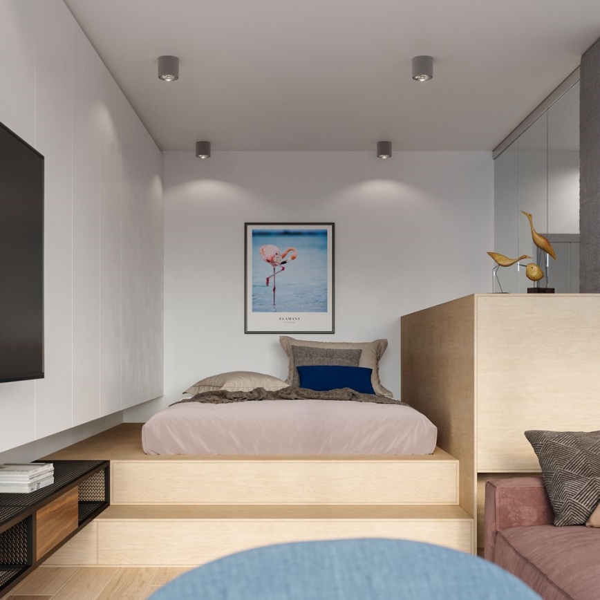 Точечный светильник TIUBE 1xGU10-AR111/10W/230V