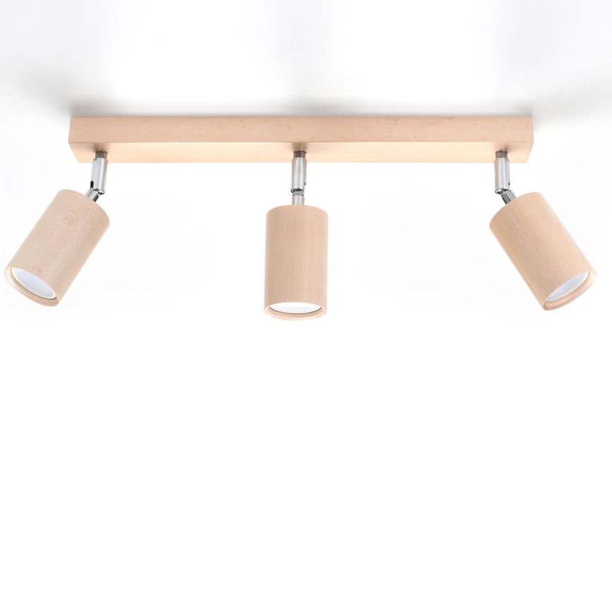 Точечный светильник BERGE 3xGU10/40W/230V бук