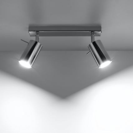 Точечный светильник RING 2xGU10/10W/230V