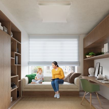 LED потолочный светильник LUNA 4xG13/8,5W/230V 105x105 cm белый