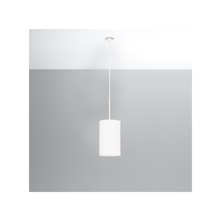 Люстра на тросе OTTO 1xE27/60W/230V ⌀ 15 см белая